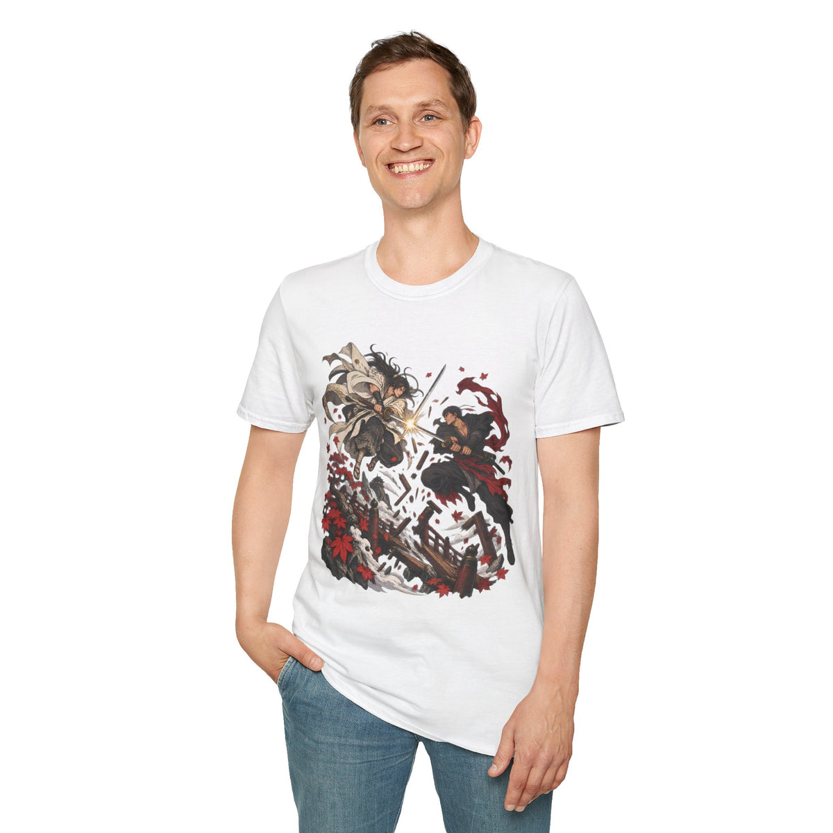 Battle of Broken Bridges | Anime Japanese Samurai Battle T-Shirt