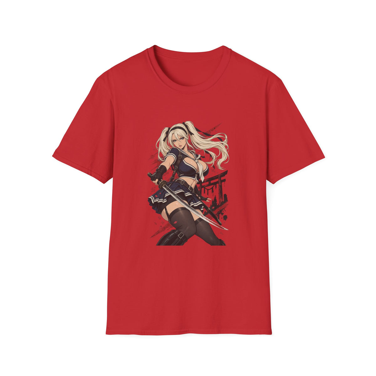 Babydoll | Sexy Sucker Punch Anime Ninja Samurai Pin Up Girl Graphic T-Shirt