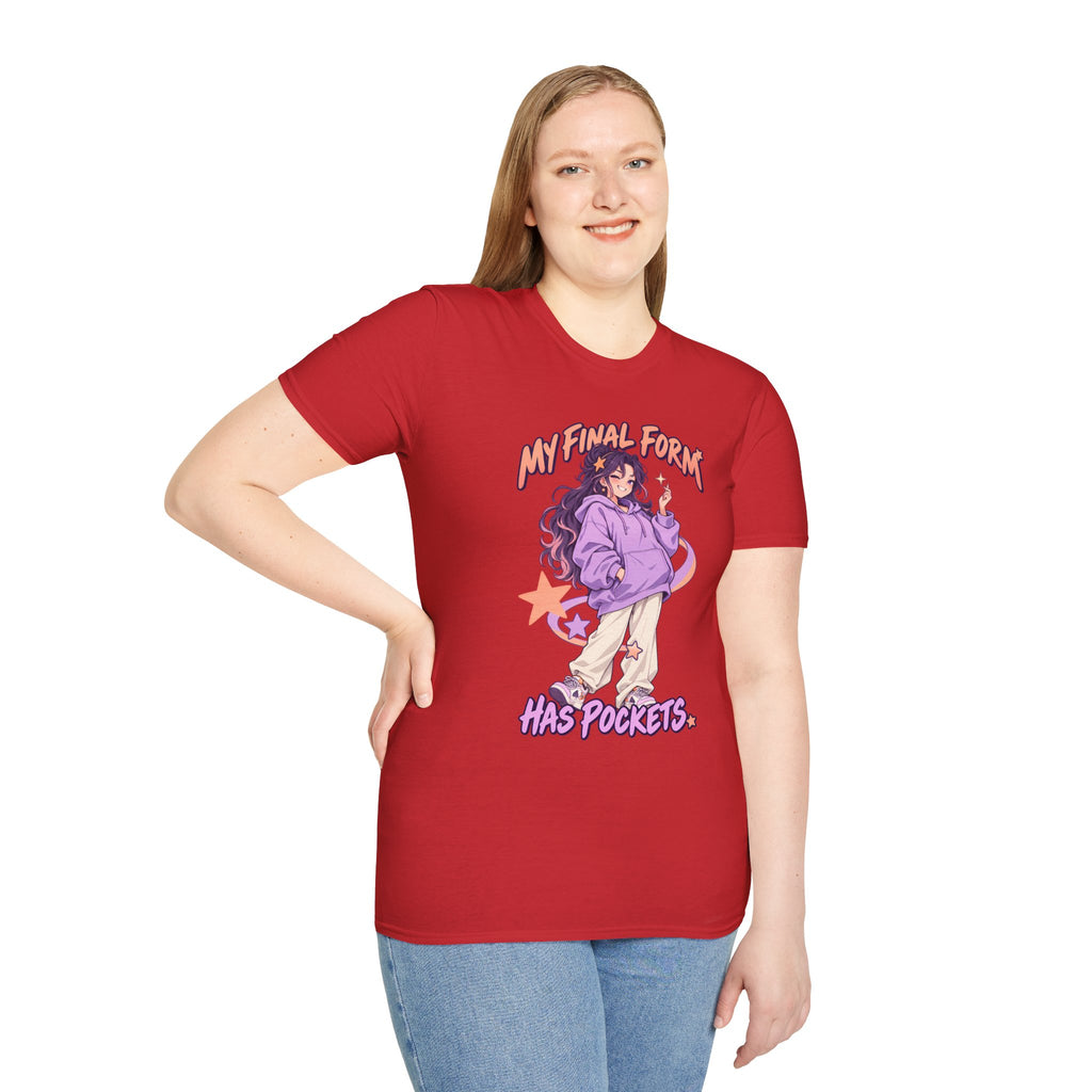 My Final Form Has Pockets | Cute Anime Girl Graphic Tee