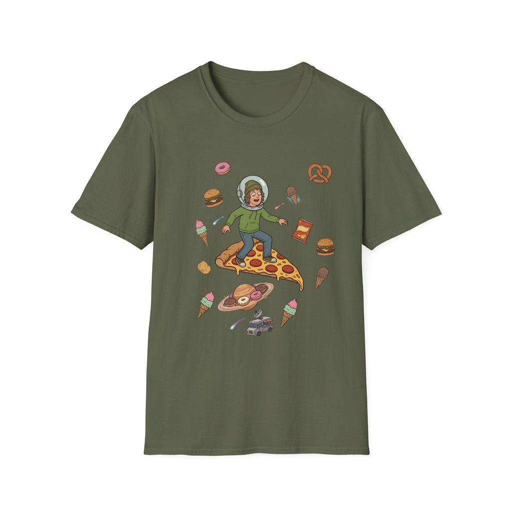 Pizza Ride - T-Shirt, Stoner / Weed Culture Stoner Design