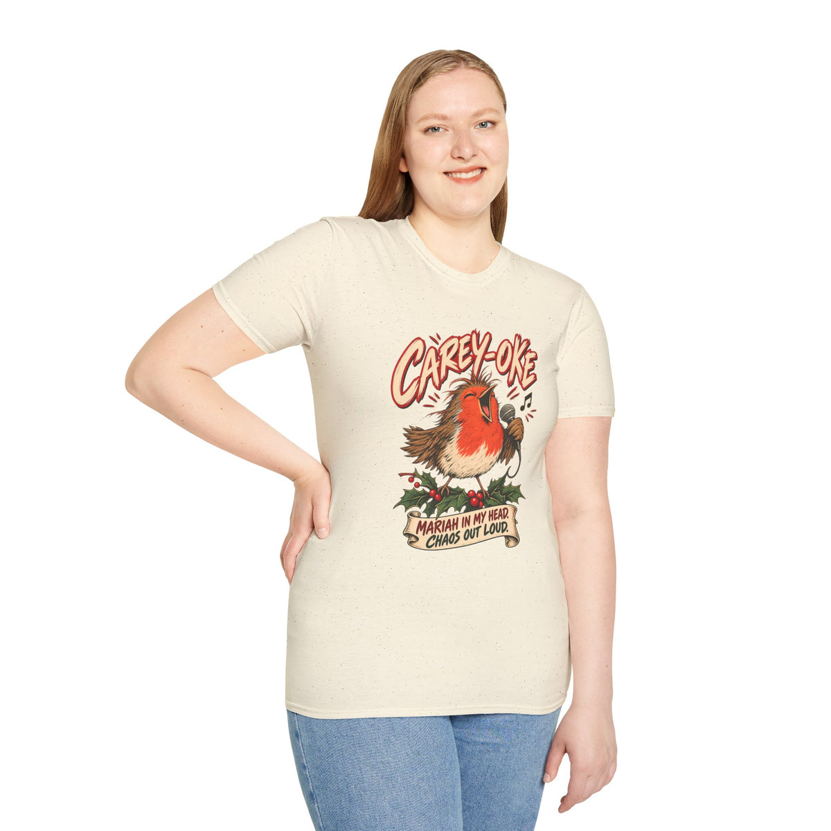 Robin 'Carey-oke' T-Shirt | Mariah in My Head Funny Holiday Tee