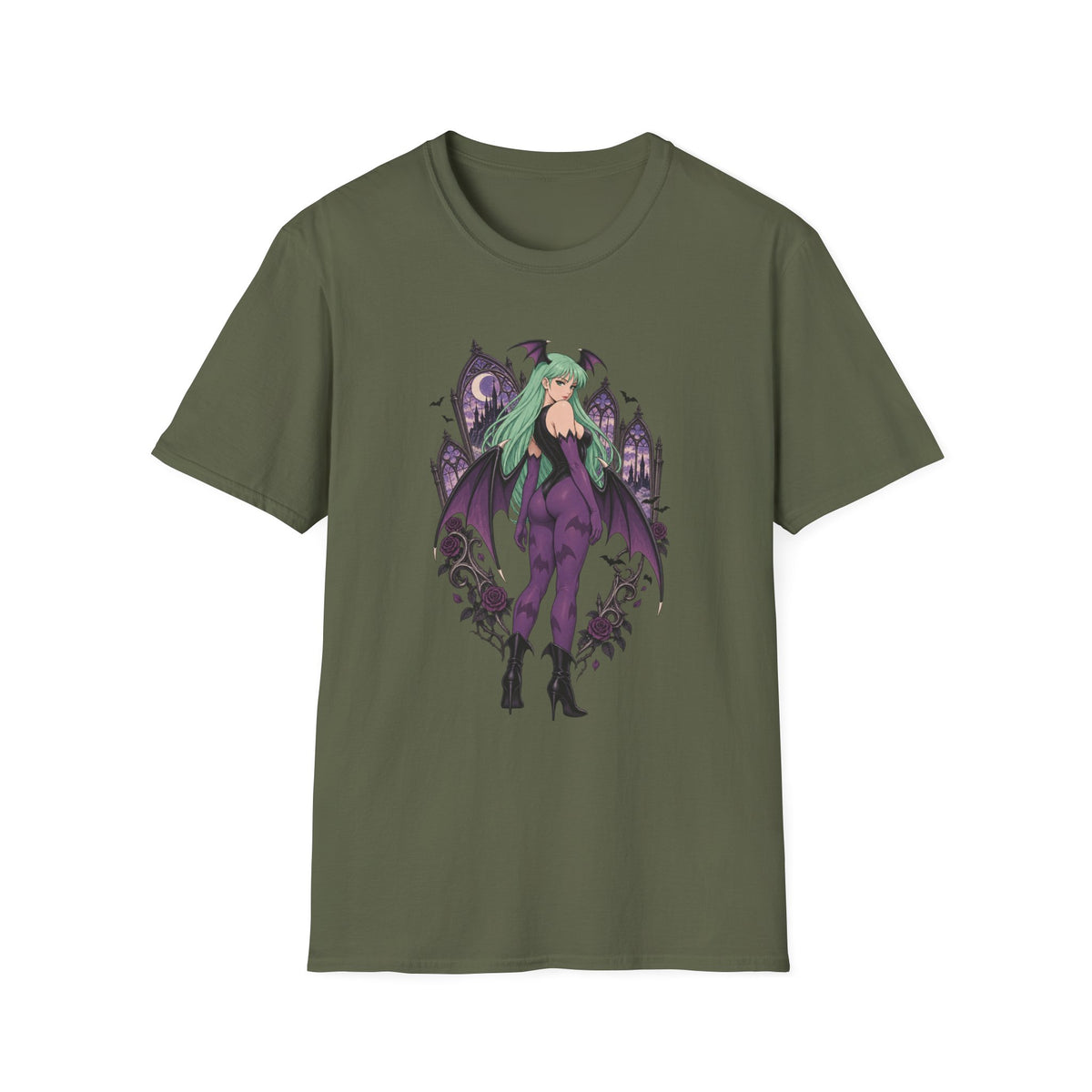 Morrigan Aensland | Sexy Succubus Pin Up Girl Graphic Shirt