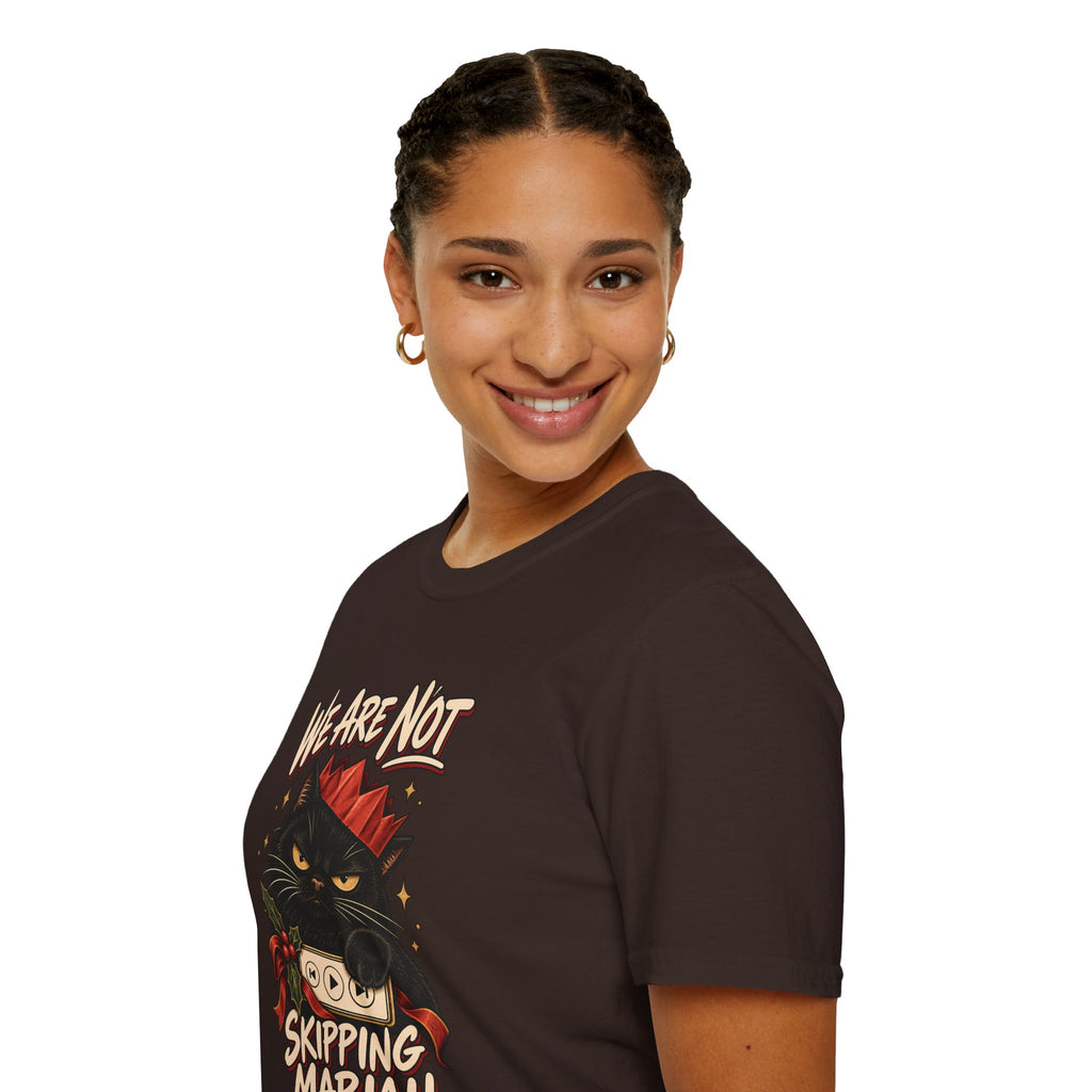 We Are Not Skipping Mariah | Mariah Carey Cat Fan Christmas Holiday Tee