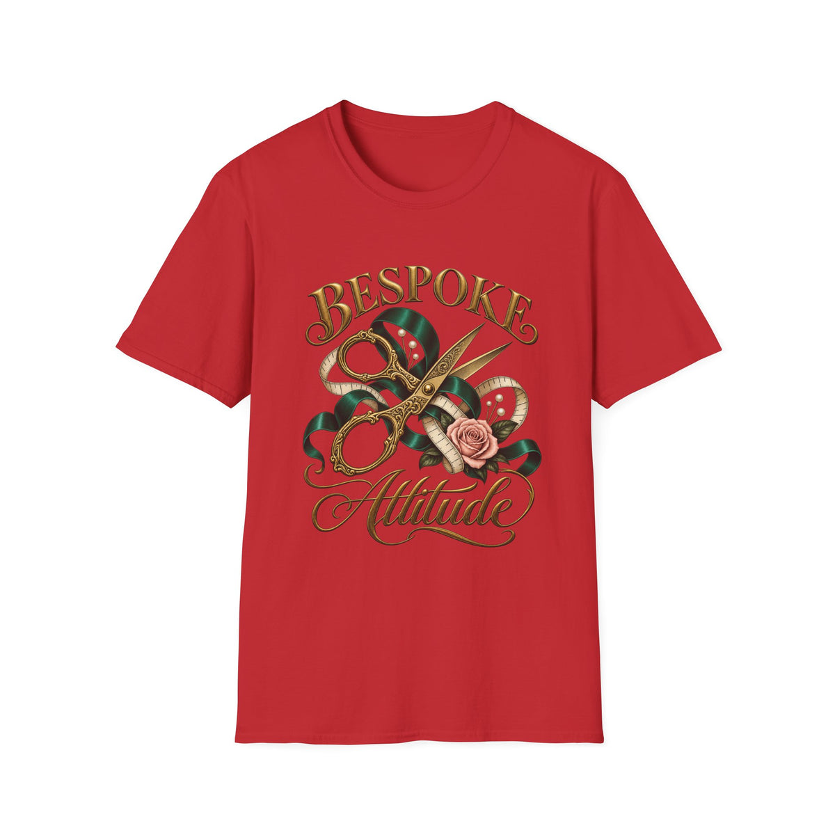 Bespoke Attitude | Vintage Scissors & Rose Tailor Tee