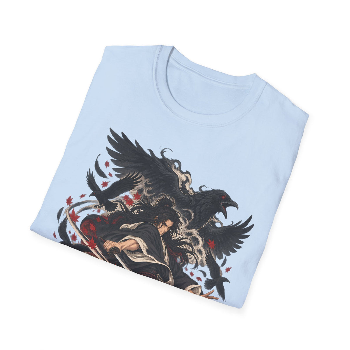 Raven Master | Japanese Samurai | Dark Fantasy T-Shirt