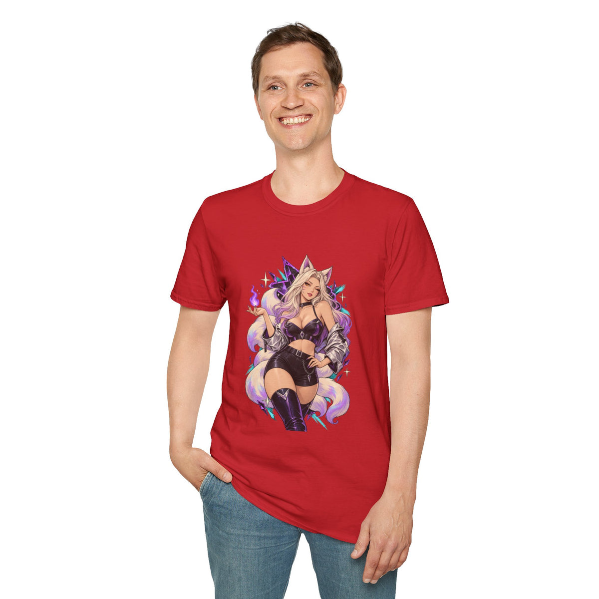 Ahri | League of Legends | Anime Fox Pin Up Girl T-Shirt