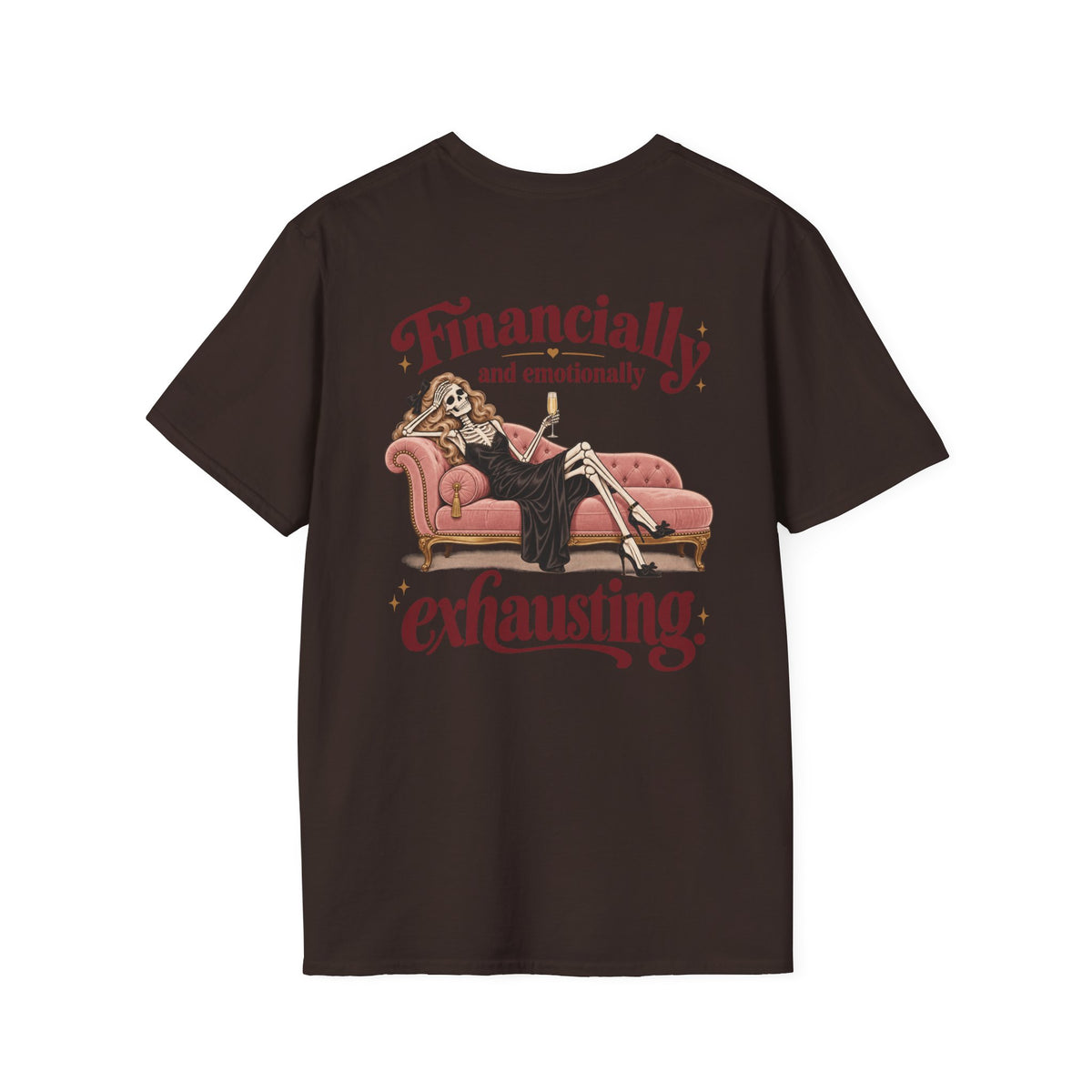 Financially and Emotionally Exhausting | Vintage Lounge Graphic Tee