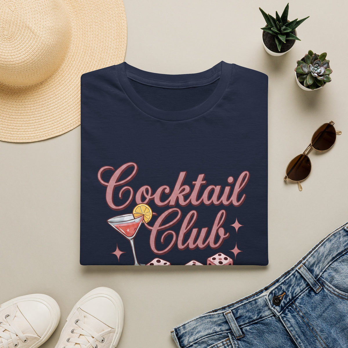 Cocktails & Dice - Girlie / Drinks T-Shirt