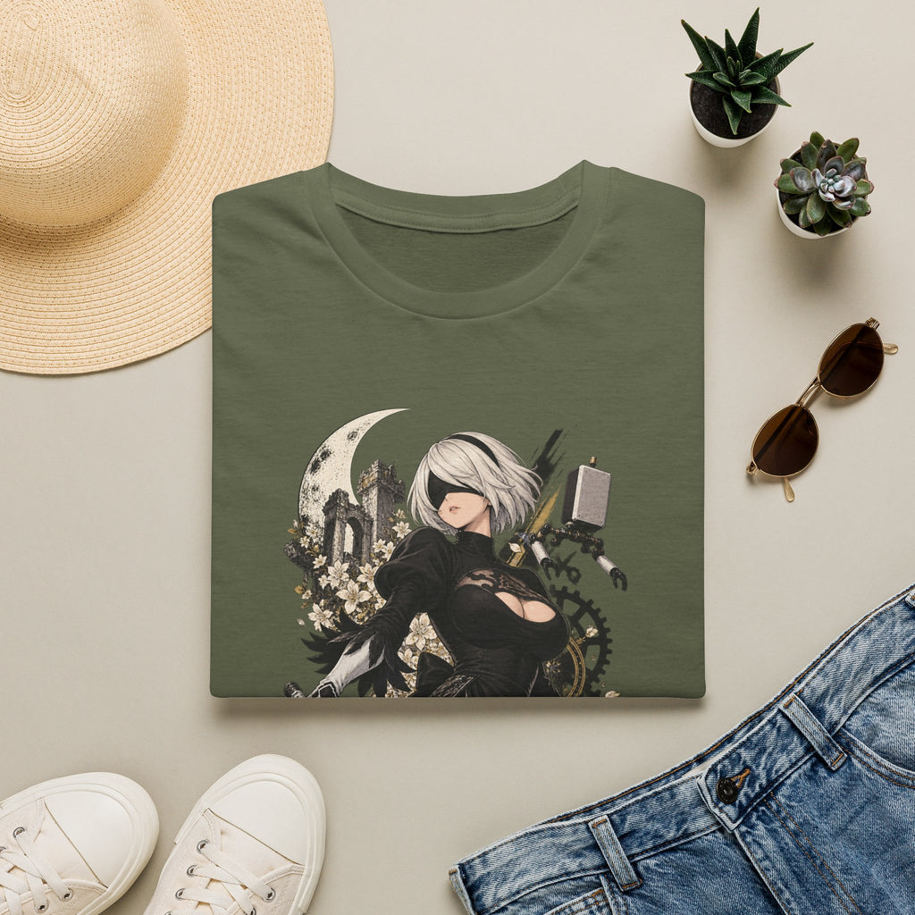 2B | Nier Automata | Anime Swordgirl Pin Up T-Shirt