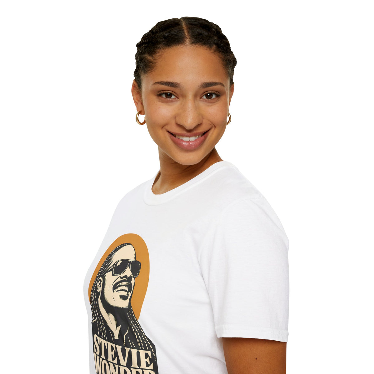 Stevie Wonder Graphic T-Shirt - Retro Soul Music Tee