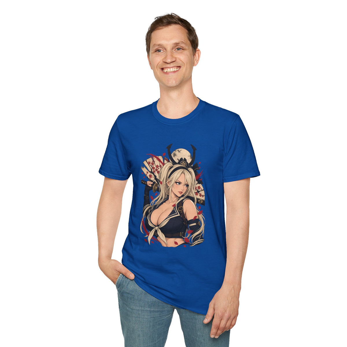 Babydoll | Samurai Anime Sexy Pin Up Girl Graphic T-Shirt