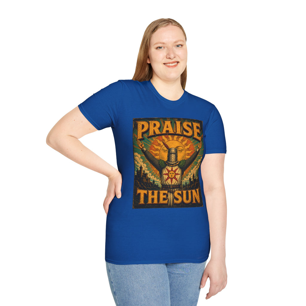 Praise the Sun T-Shirt — Dark Souls-Inspired Gaming Tee
