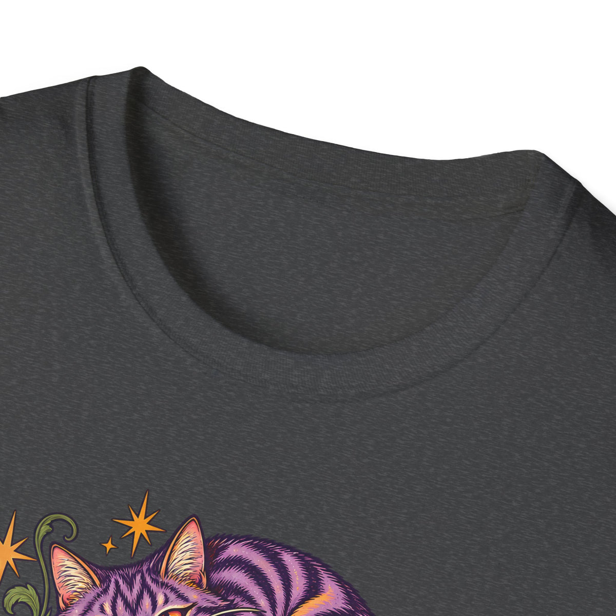 Cheshire Cat | Curiouser & Curiouser | Whimsical Mushroom Design Graphic Shirt