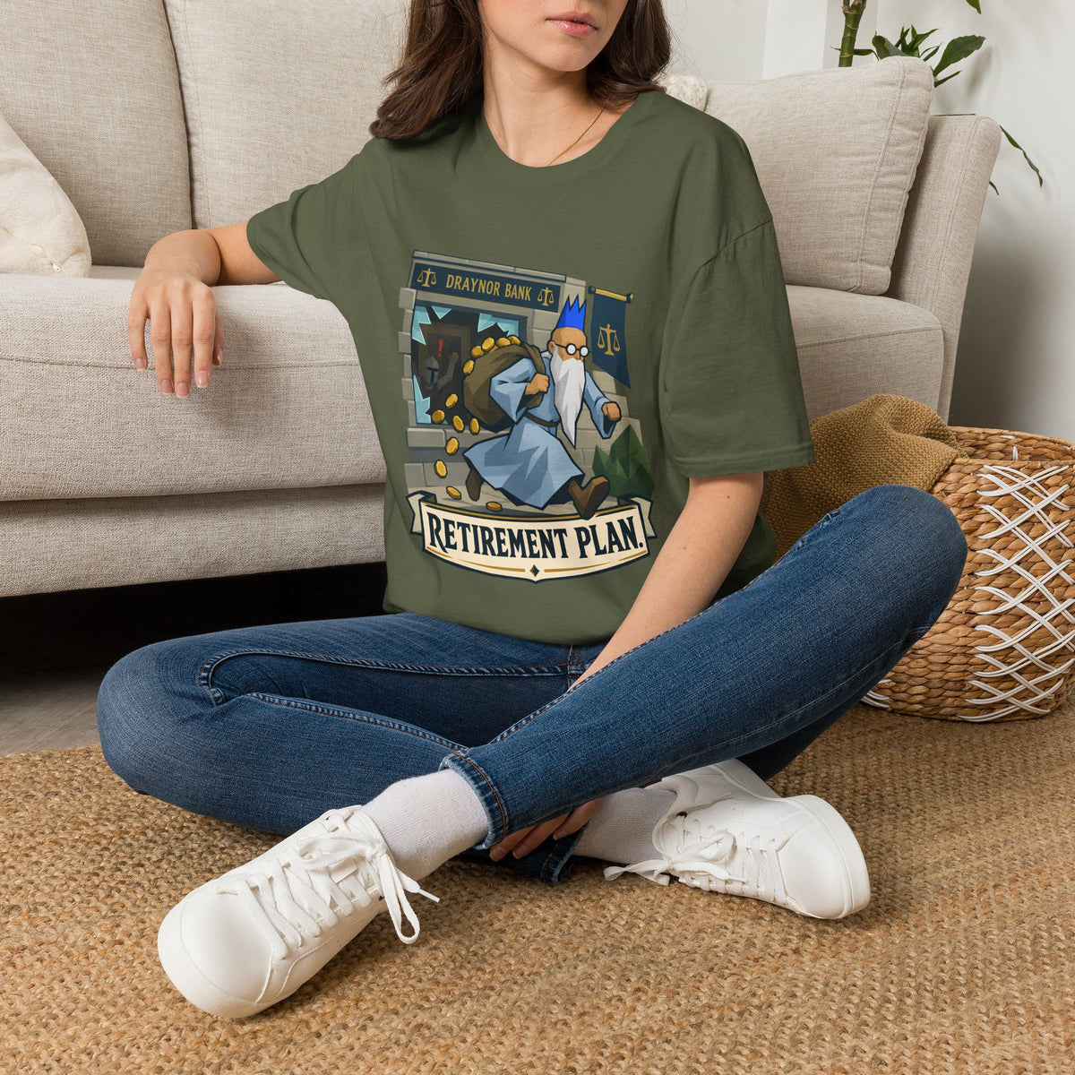 Retirement Plan Wise Old Man OSRS / Runescape T-Shirt