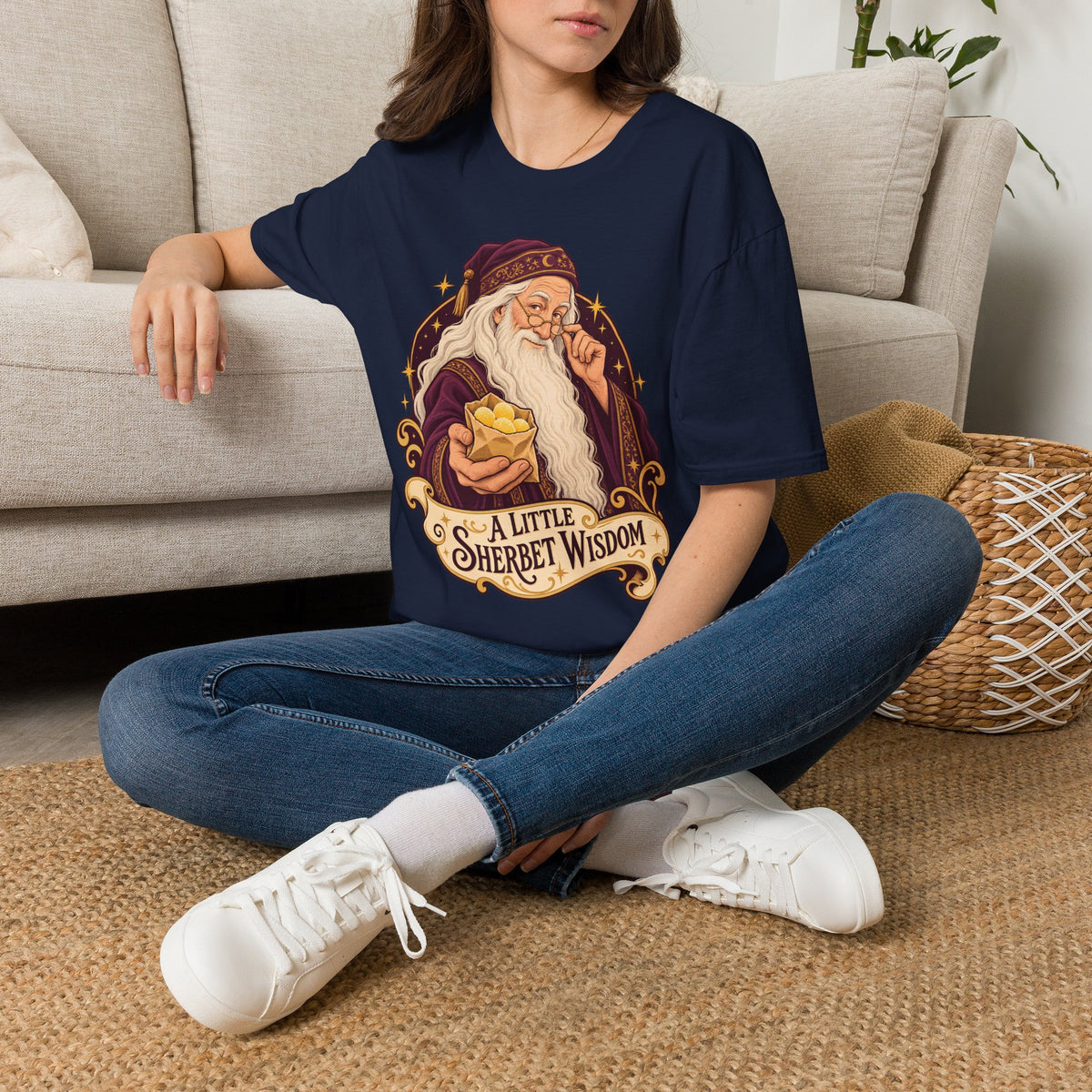 Dumbledore | Sherbet Lemon? | Harry Potter Illustration T‑Shirt