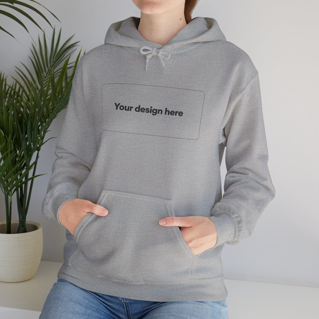 Hoodie | Customizable Blank-Front Pullover