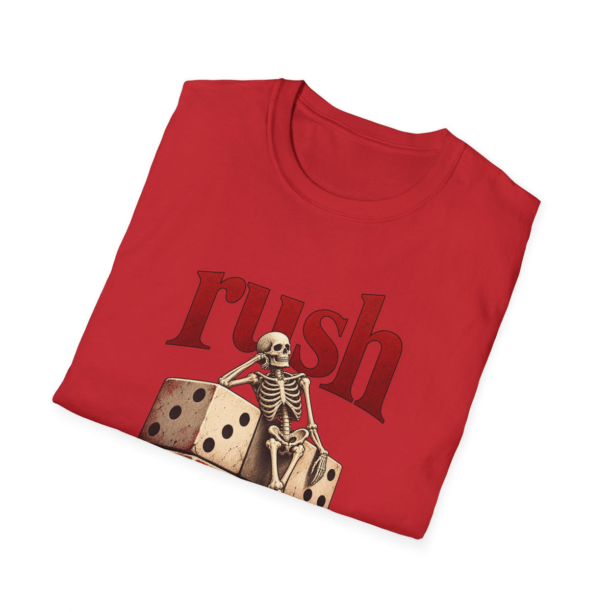 Rush | Roll the Bones | Dice Skeleton Prog Band T-Shirt