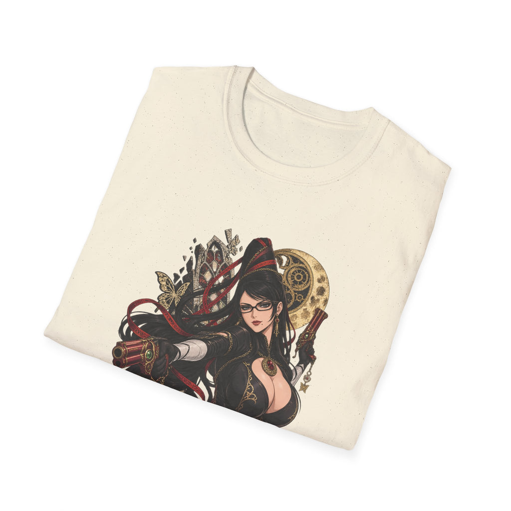 Bayonetta | Sexy Gothic Gaming Anime Pin Up Girl | Gothic Sorceress T-Shirt