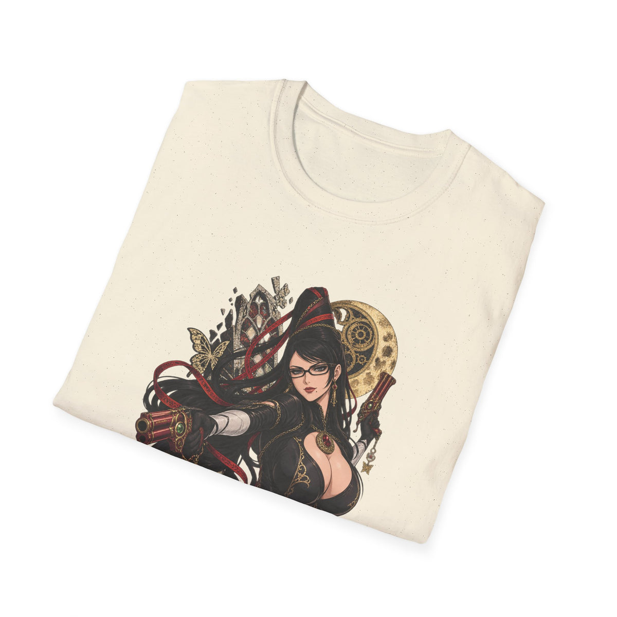 Bayonetta | Sexy Gothic Gaming Anime Pin Up Girl | Gothic Sorceress T-Shirt