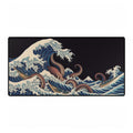 Mouse Mat | Great Wave Kraken | Japanese Sea Monster Art Desk Pad