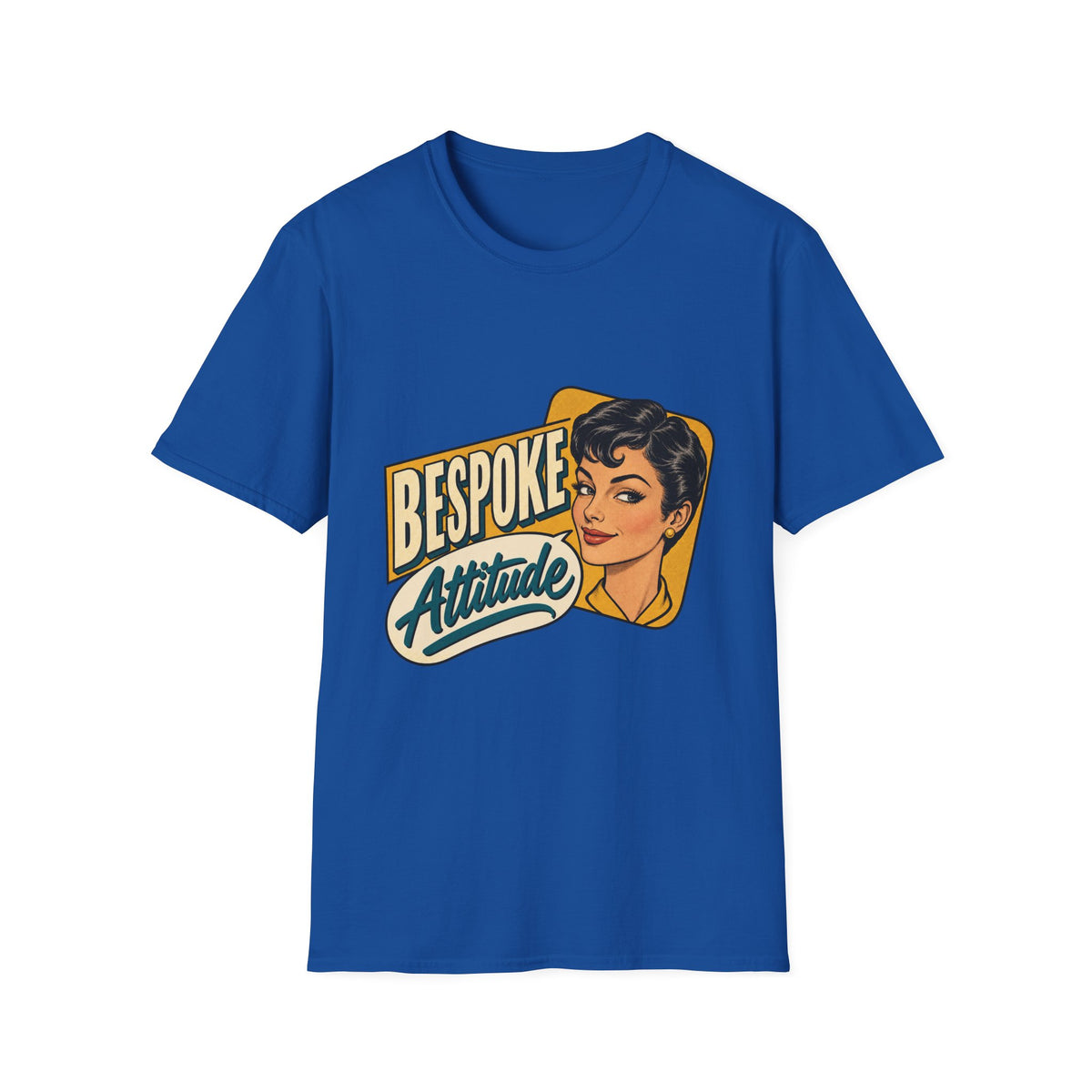 Bespoke Attitude Retro Style Graphic | Vintage 1950s Pinup Tee