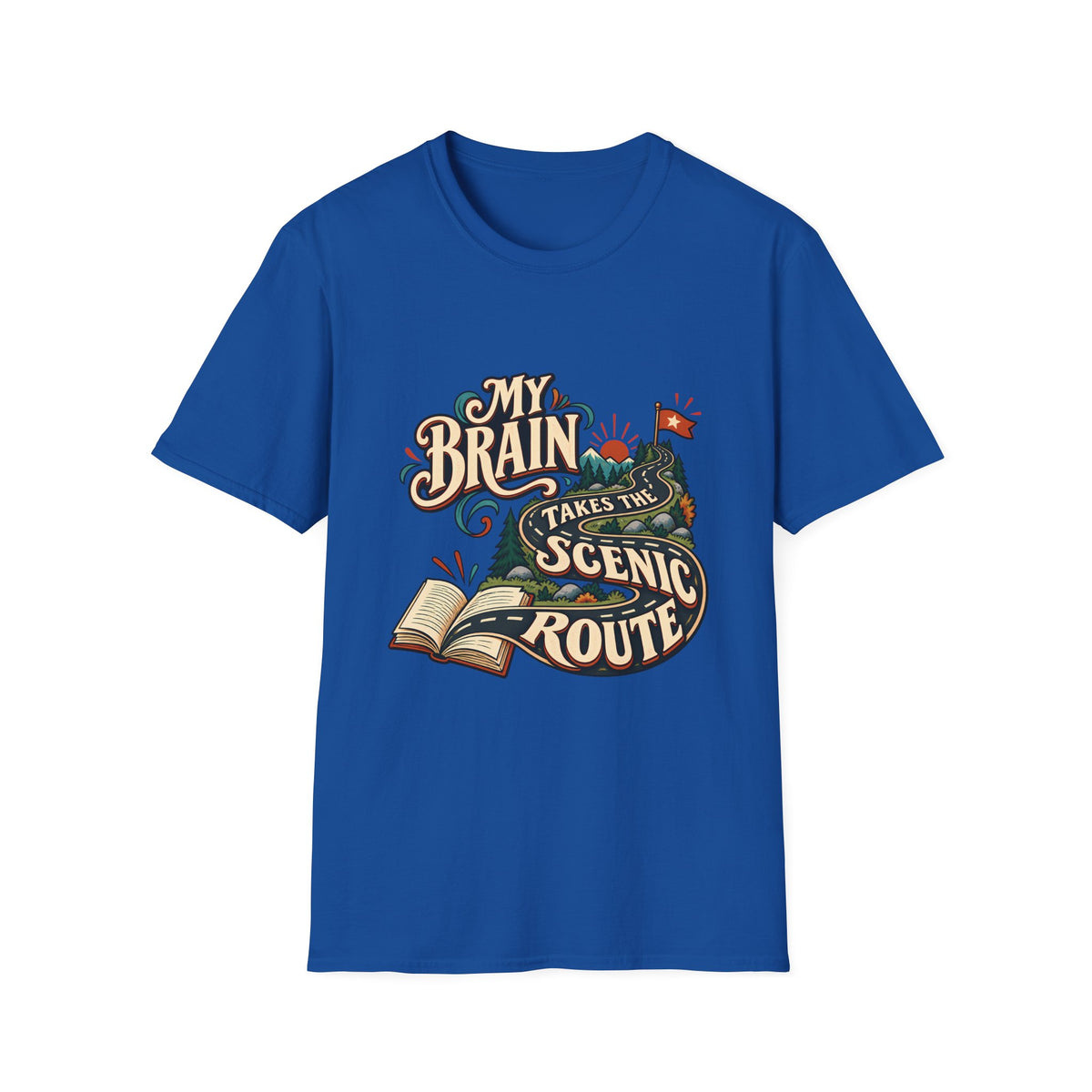 The Scenic Route | A Beautifully Different Mind | Neurodivergent Shirt