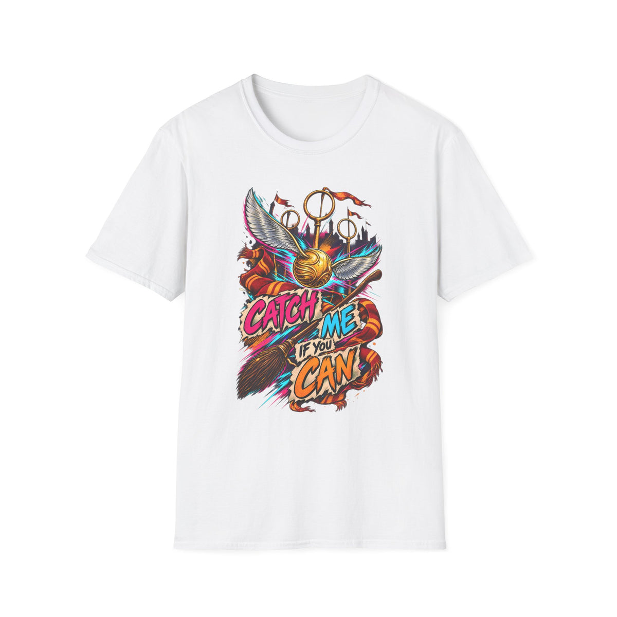Catch Me If You Can | Golden Snitch Quidditch | Harry Potter T-Shirt