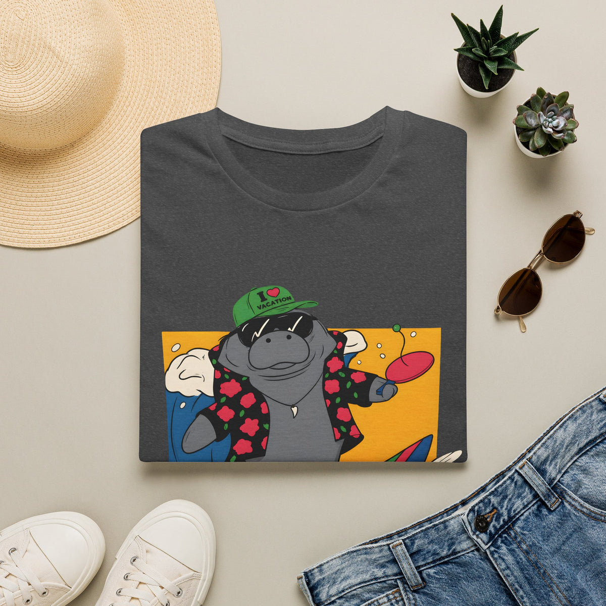 GTA 6 Inspired Jasons Summer Manatee T‑Shirt
