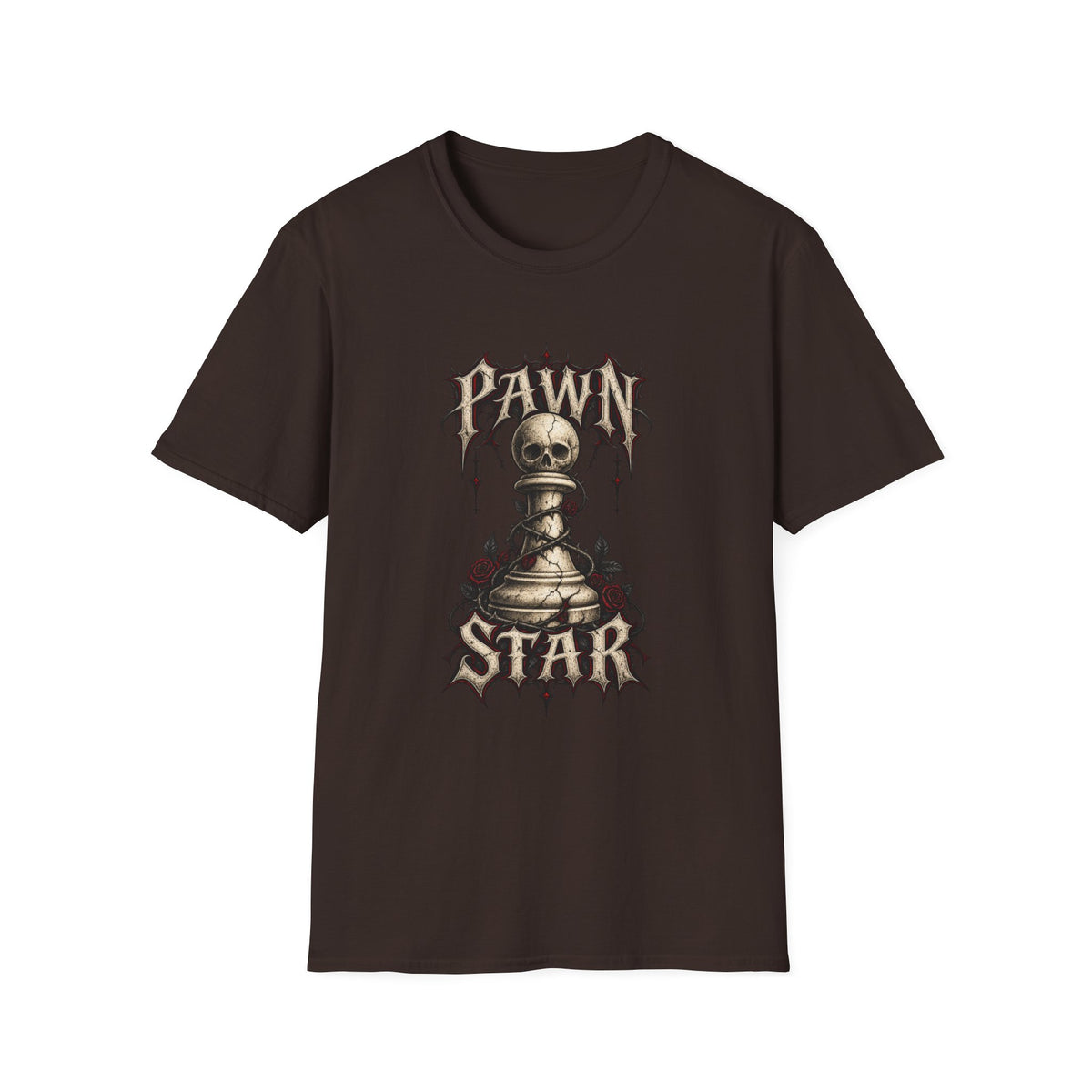 Pawn Star Graphic | Gothic Chess Skull Tee
