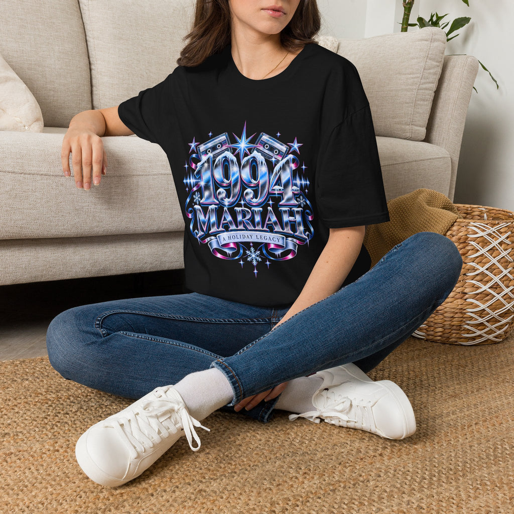 1990s Mariah Carey Graphic T-Shirt | Retro Cassette Pop Vintage Tour Style