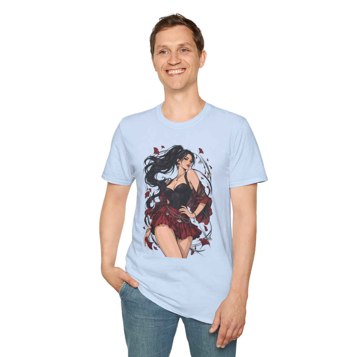 Victoria | Japanese Anime Style Sexy Pin Up Girl Graphic Shirt