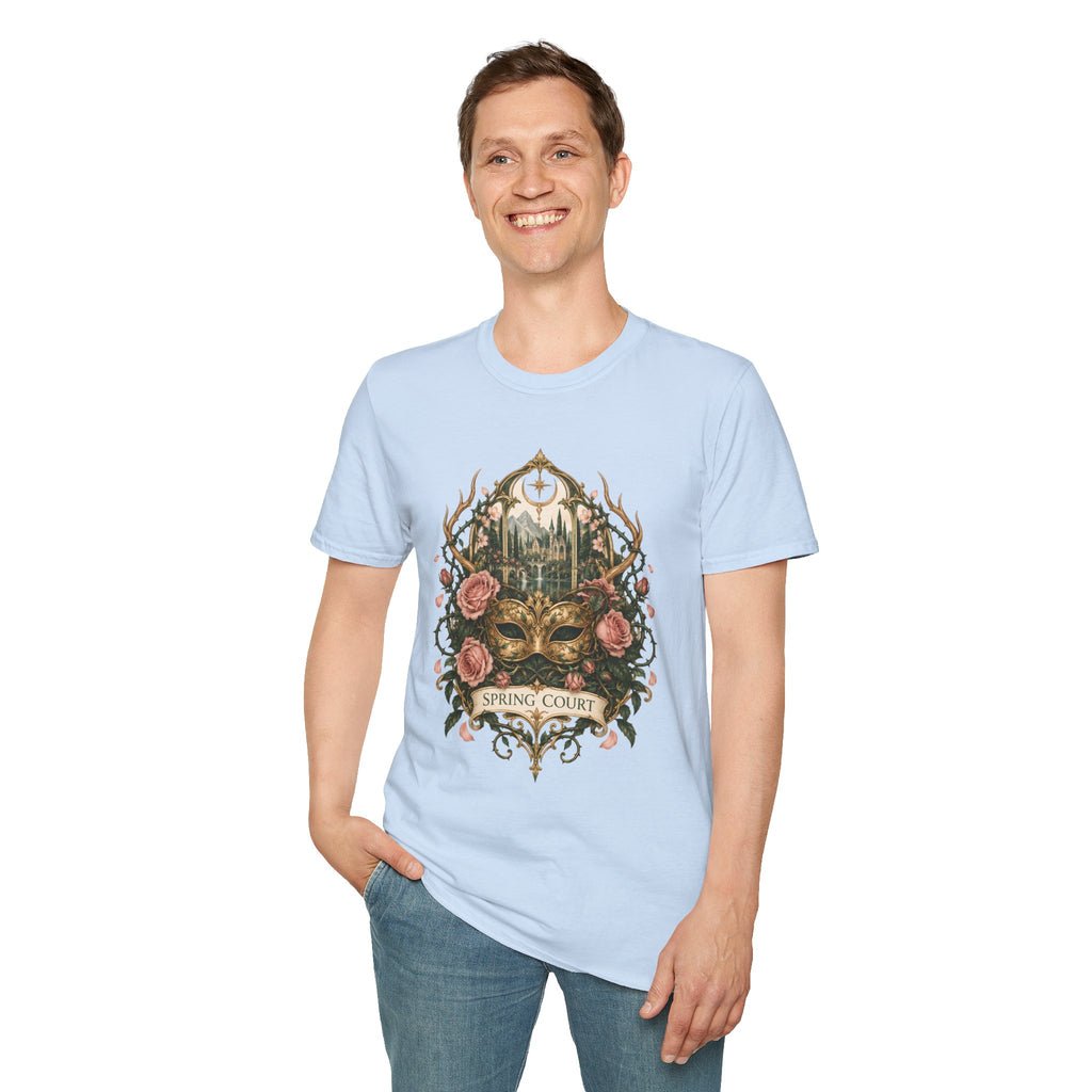 Spring Court | ACOTAR Book Floral Masquerade T-Shirt