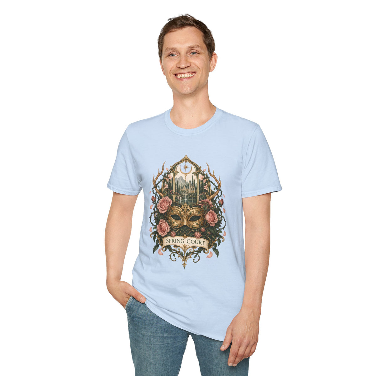Spring Court | ACOTAR Book Floral Masquerade T-Shirt