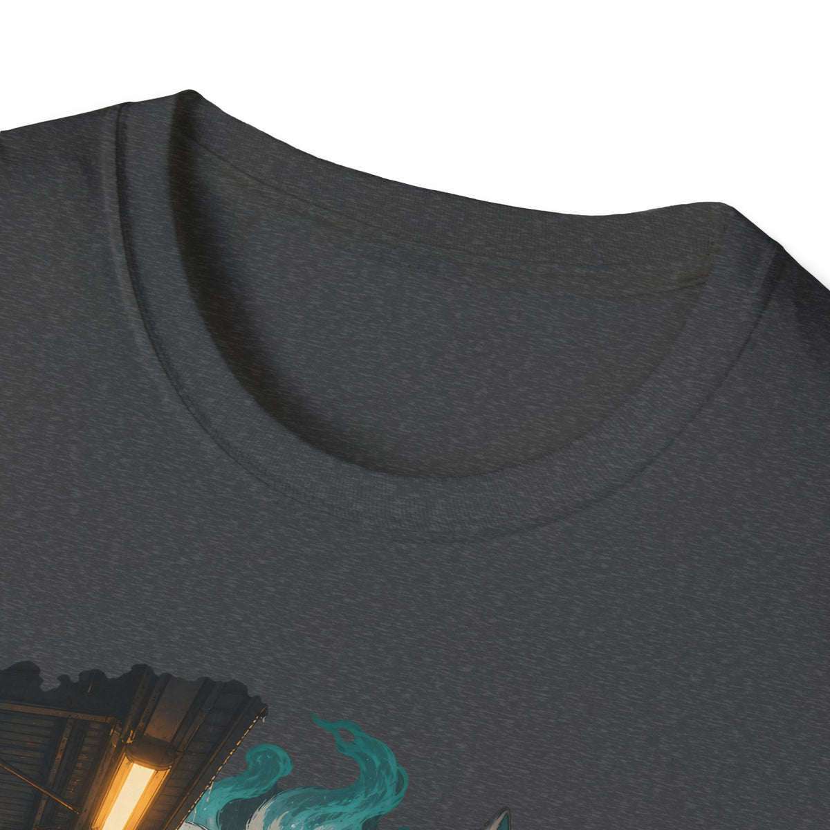 Wolf in the Rain | Last Train Home T-Shirt | Urban Nightscape Graphic Tee