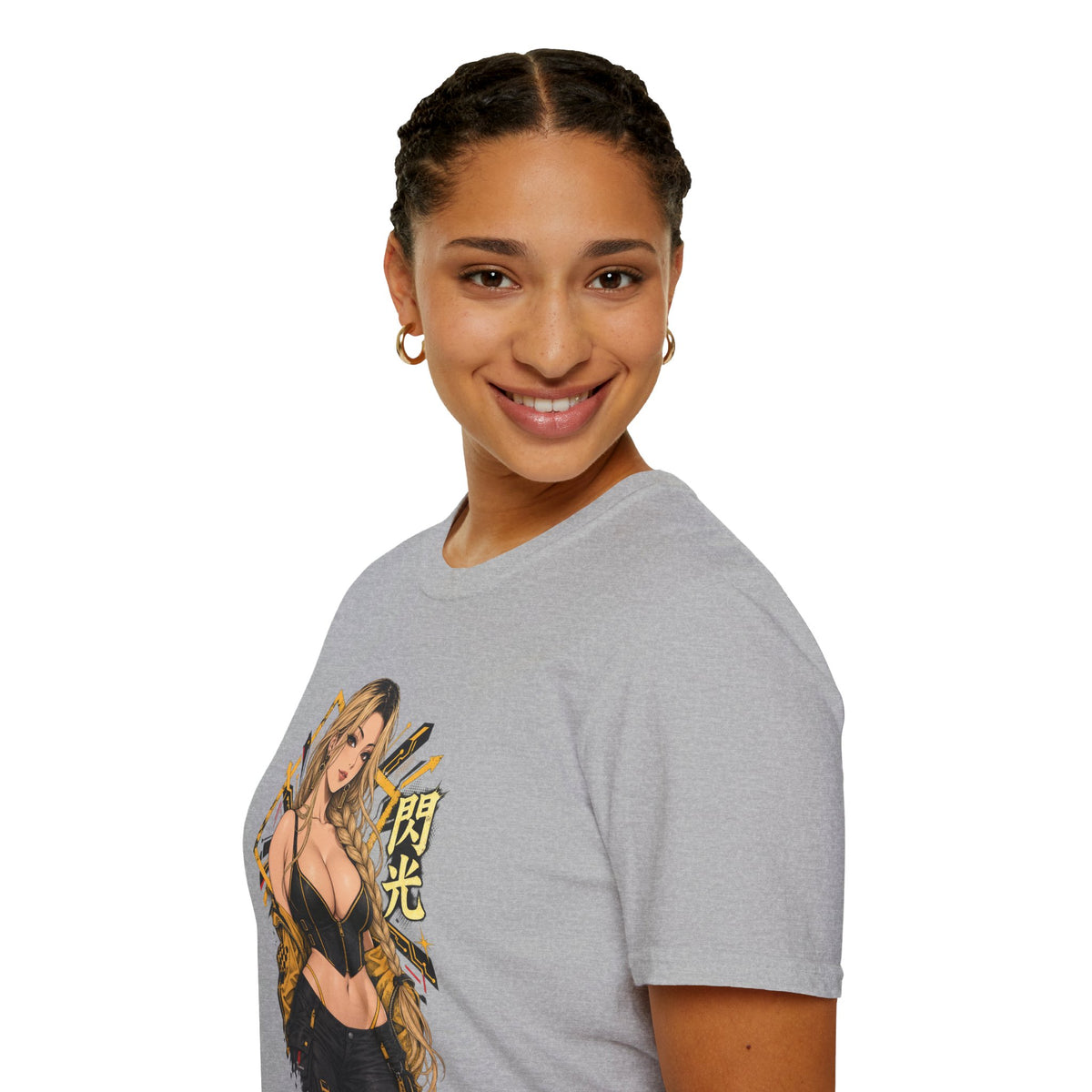 Sunny | Sexy Pin Up Golden Samurai Hot Girl T-Shirt