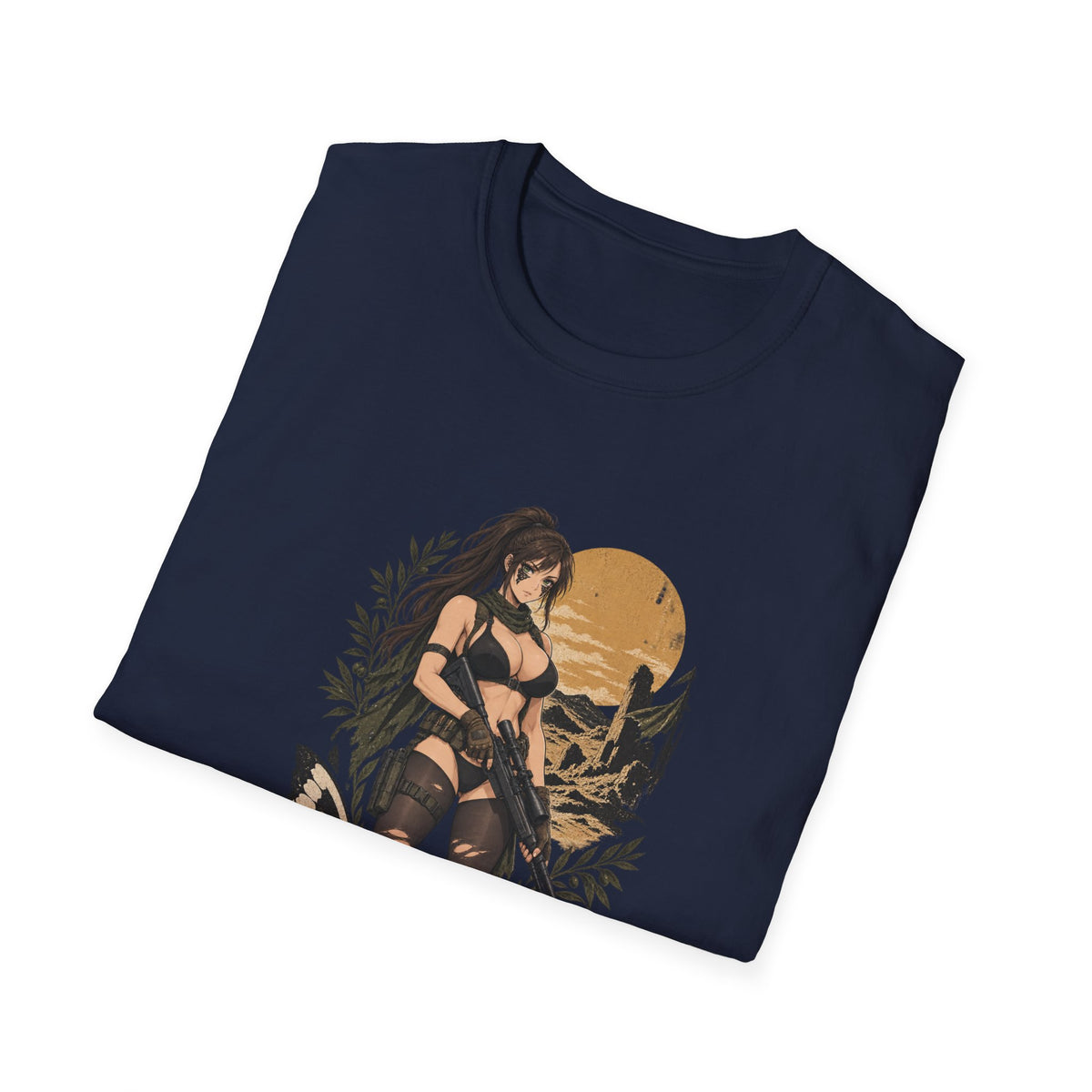Quiet | Metal Gear | Sexy Sniper Pin up Fantasy Warrior Woman T-Shirt