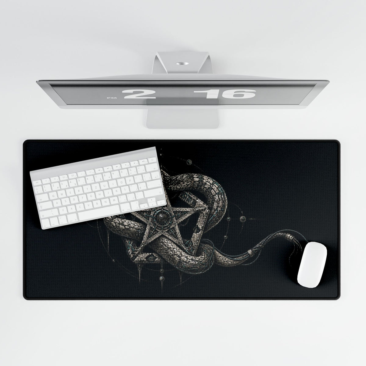 Snake & Pentagram | Gothic Gaming Mousepad