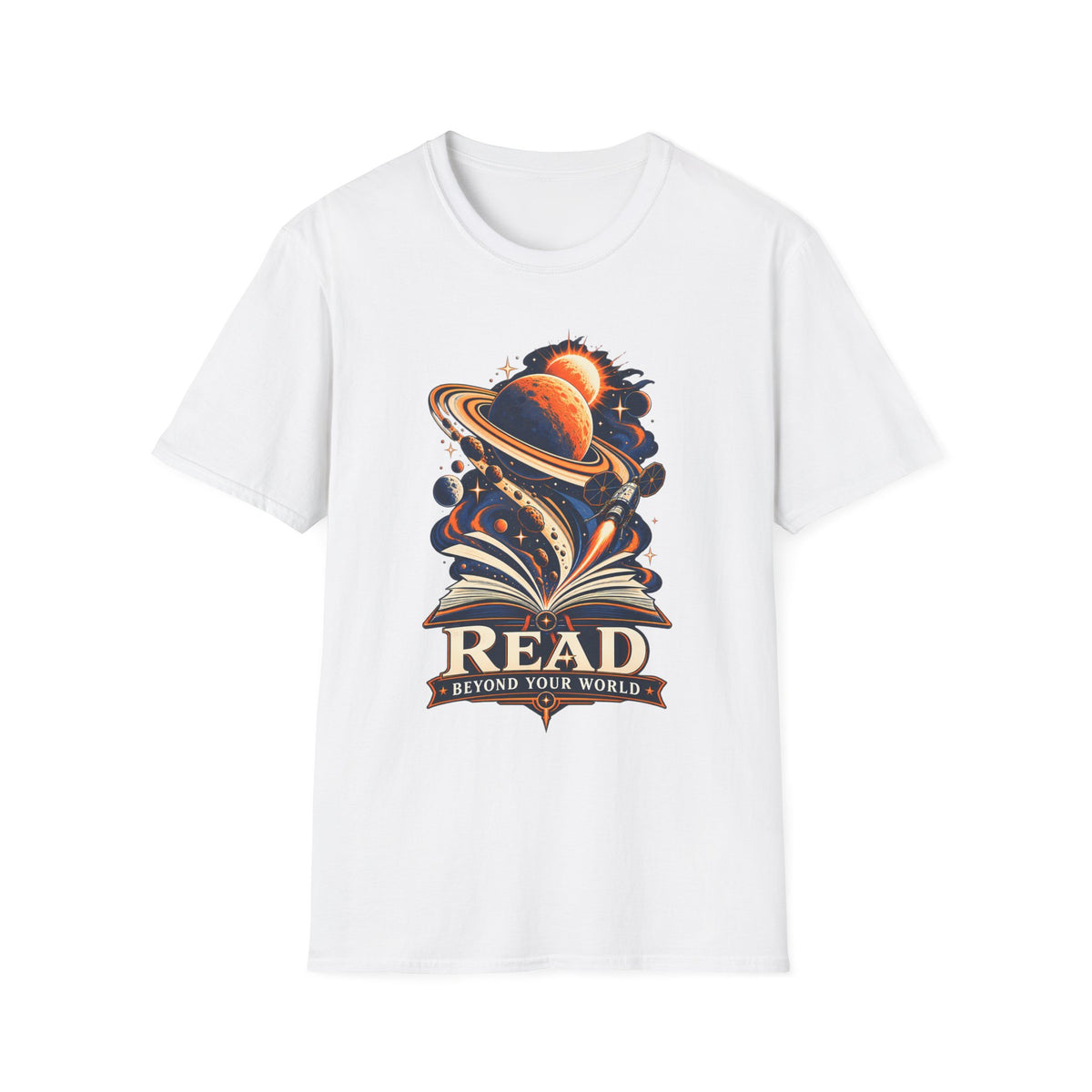Read Beyond Your World | Book and Space Lovers T-Shirt | Project Hail Mary Inspired