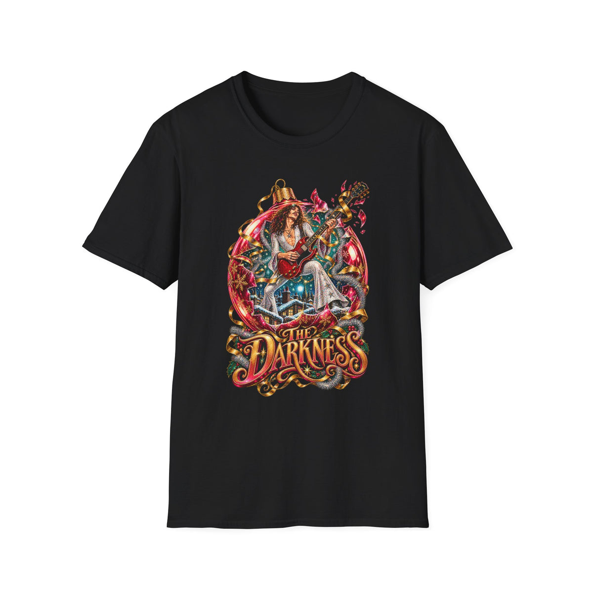The Darkness | Christmas Glam Rock Band T-Shirt