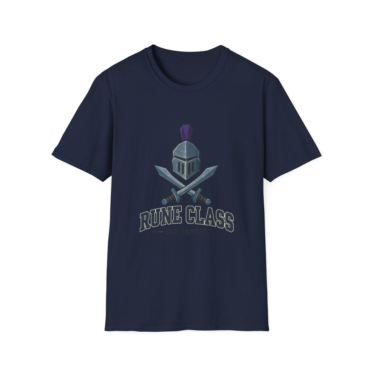 "Rune Class" OSRS / Runescape Inspired T-Shirt – Medieval Knight Helmet