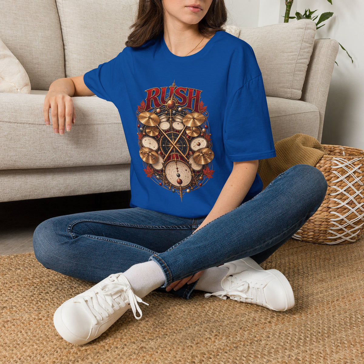 Rush | Rhythm of the Cosmos | Drummer Graphic Prog Band T-Shirt