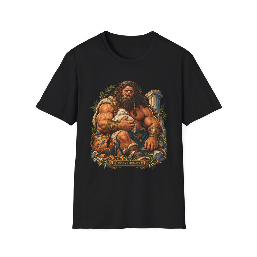 Polyphemus Cyclops T-Shirt, Greek Mythology Odyssey Monster Art