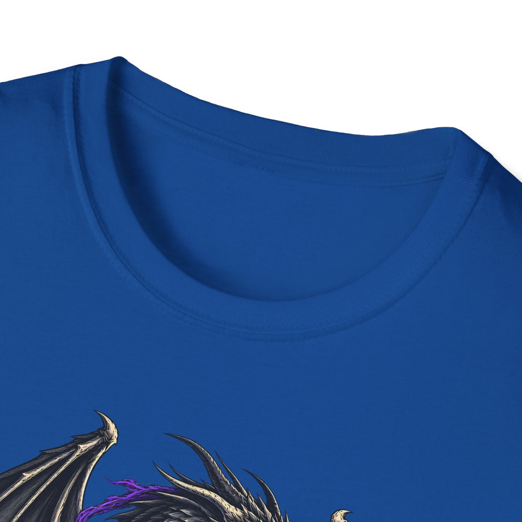 Onyx Storm Dragon T-Shirt | Book Inspired Gothic Lightning Fantasy Tee