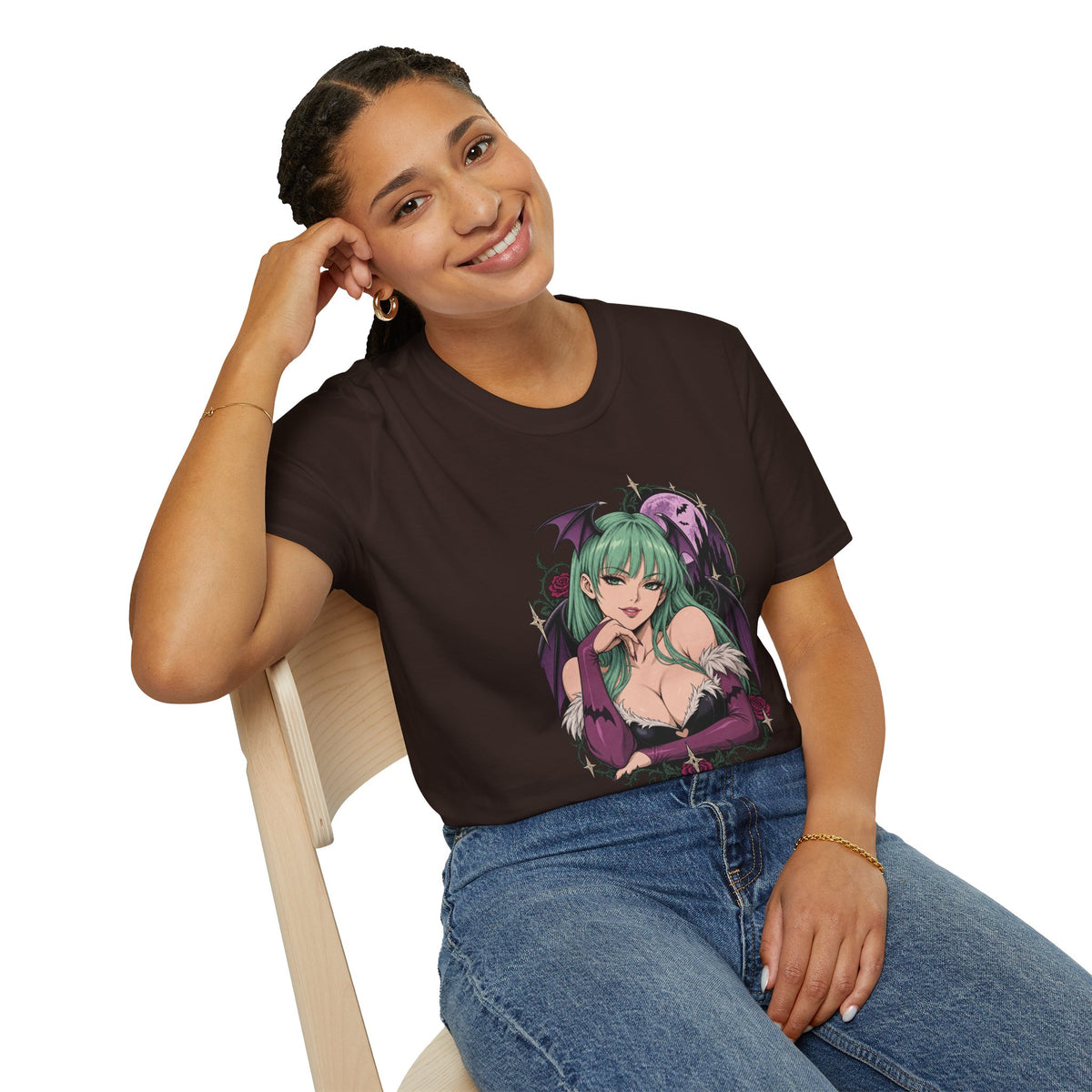 Morrigan | Sexy Pin Up Girl | Succubus Anime T-Shirt