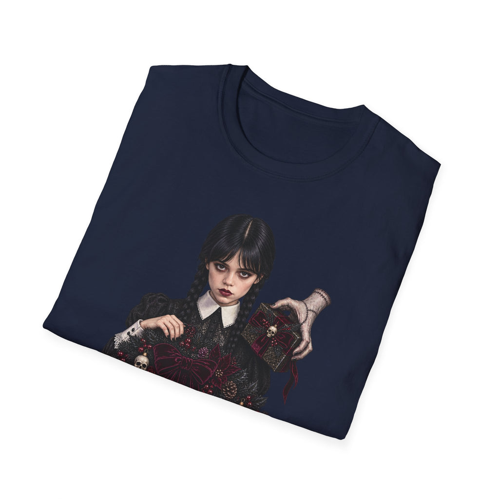 Wednesday Addams | Gothic Chrismtas Portrait T-Shirt