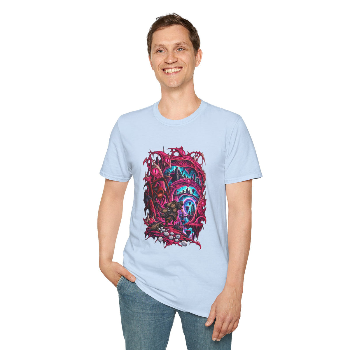 Abyssal Runecrafting | OSRS | Runescape | Psychedelic Portal Graphic T-Shirt