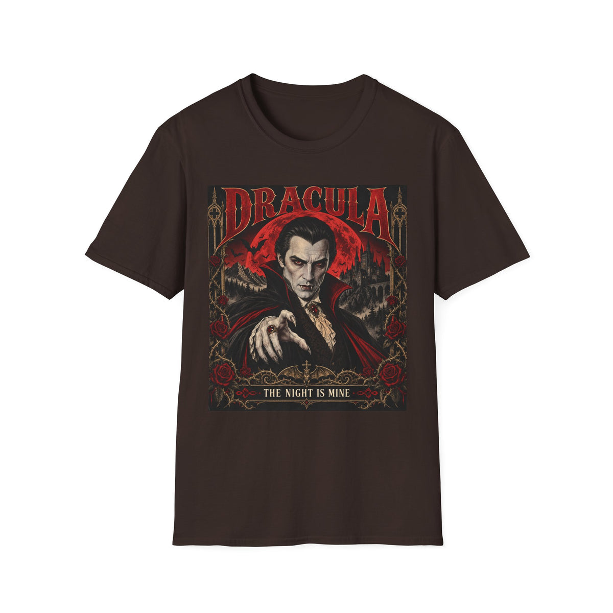 Dracula Graphic T‑Shirt — Vintage Vampire Horror Tee