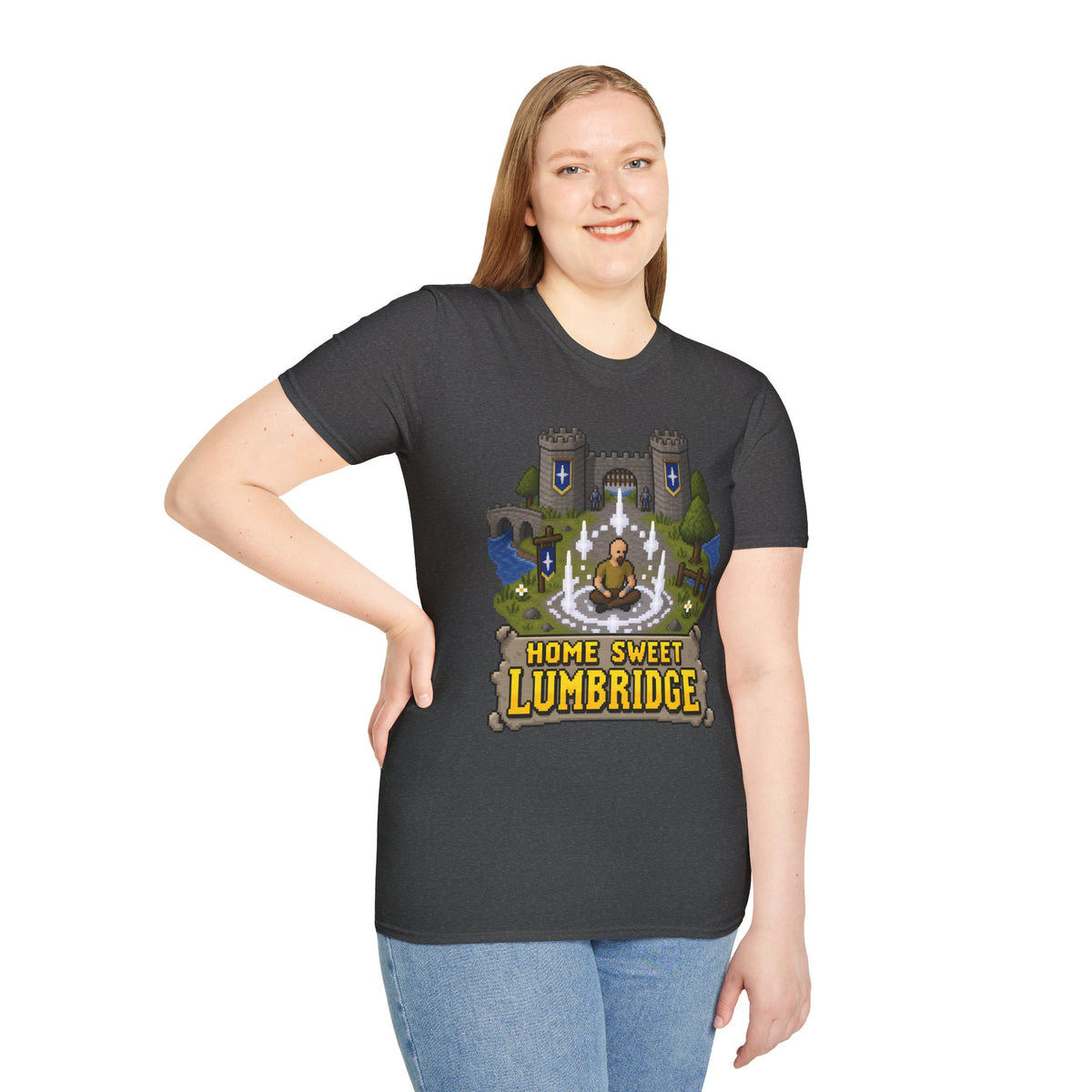 Lumbridge Castle Teleport Tee - Runescape / OSRS Inspired