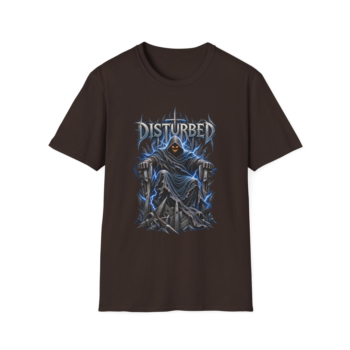 Disturbed | Storm Throne | The Guy | Grim Reaper Band T-Shirt