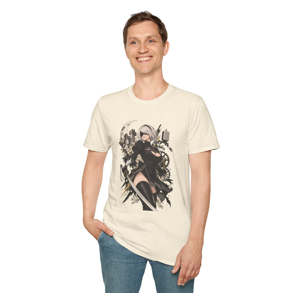 2B | Nier Automata | Anime Swordgirl Pin Up T-Shirt